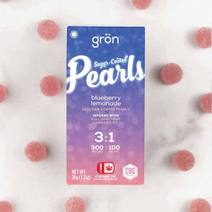Grön Sugar-Coated Pearls Blackberry Lemonade 1:1:1