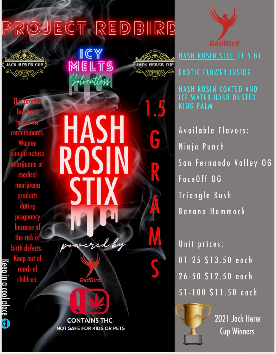 Hash Rosin Stix - Redbird Remix